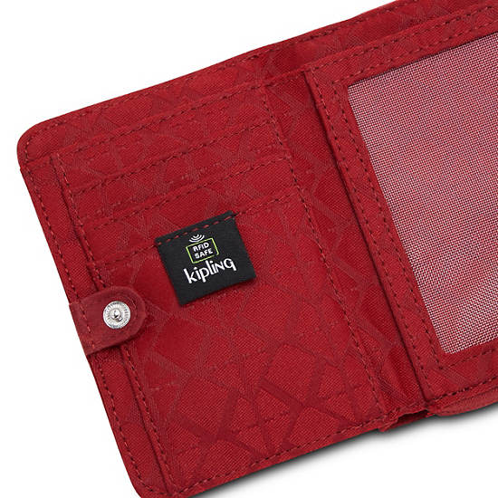 Kipling Money Love Small Wallet Portefeuille Rood | België 1000QM